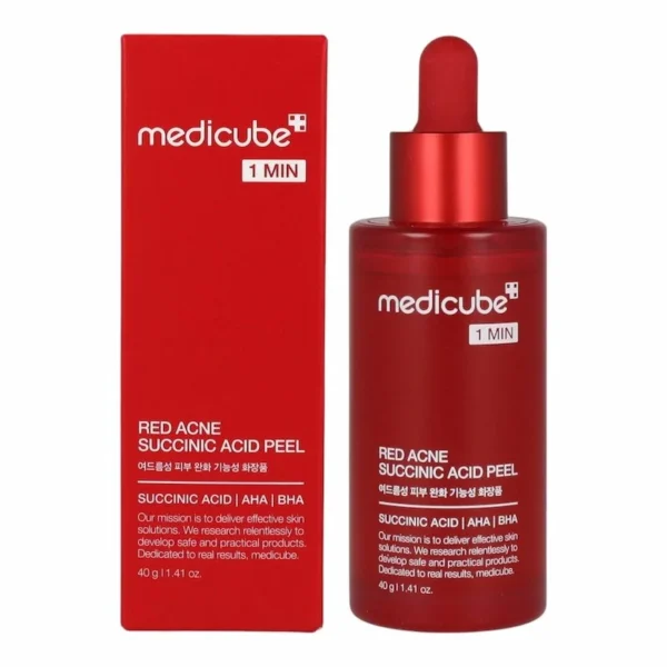 Medicube Red Acne Succinic Acid Peel 40 g – Peeling Anti‑Imperfections