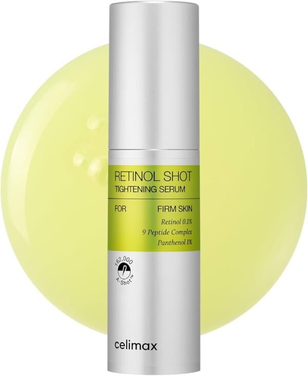 CELIMAX Retinol Shot Tightening Booster 30 ml – Sérum Rétinol Raffermissant Anti-Âge