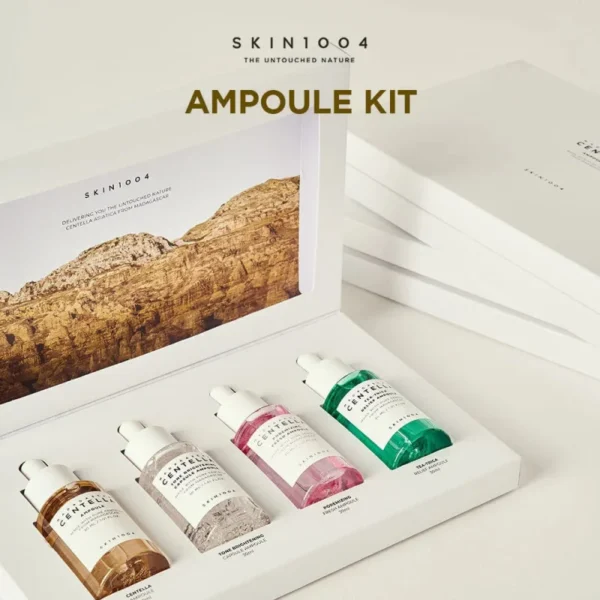 SKIN1004 Madagascar Centella Ampoule Kit – Kit 4 Ampoules Soins Visage