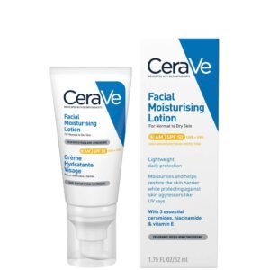 CeraVe Crème Hydratante Visage SPF 50 – Protection Solaire Quotidienne