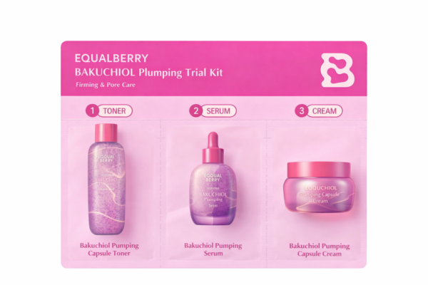 Eqqualberry bakuchiol plumping trial kit