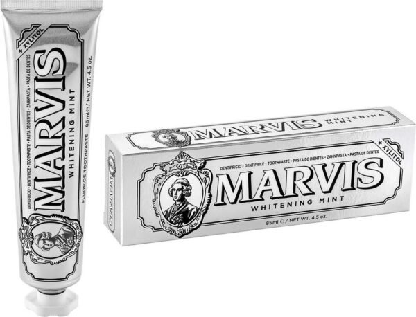 Marvis Whitening Mint 85ML – Dentifrice Blancheur Menthe Fraîche