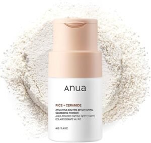 Anua Rice Enzyme Brightening Cleansing Powder – Nettoyant Poudre au Riz & Céramides