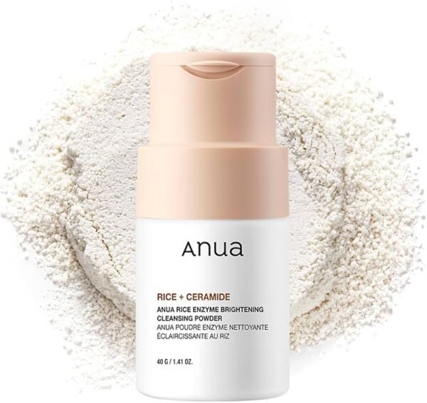Anua Rice Enzyme Brightening Cleansing Powder – Nettoyant Poudre au Riz & Céramides