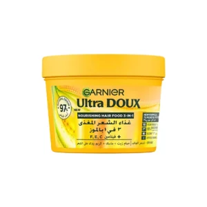 Garnier Ultra Doux Hair Food Banane 390ML – Masque Nourrissant Multi-Usages Cheveux Secs