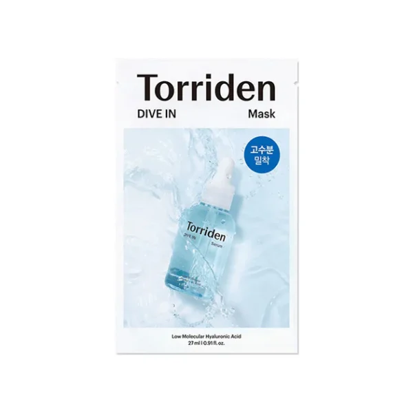 Torriden Dive-In Masque Hydratant à l’Acide Hyaluronique | Tilila Store Maroc