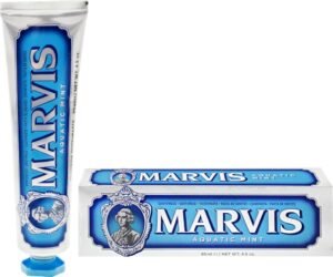 Marvis Aquatic Mint 85ML – Dentifrice Menthe Fraîche & Marine