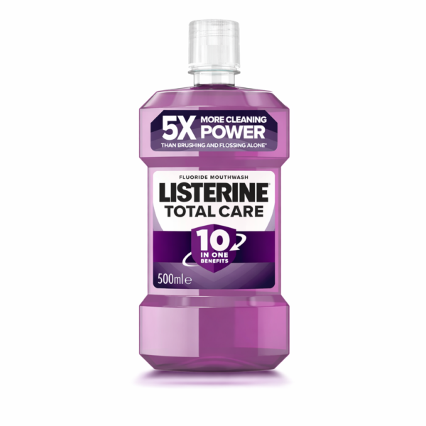 Listerine Total Care 10 in 1 500ML – Bain de Bouche Protection Complète