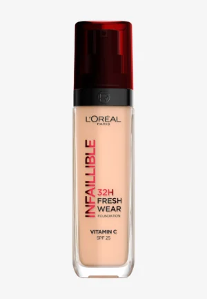 L’Oréal Paris Infaillible 32H Fond de Teint Fluide – Haute Couvrance Longue Tenue