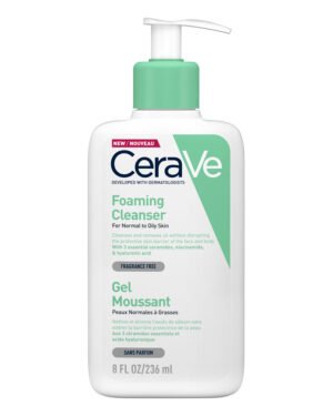 CeraVe Foaming Cleanser 236ML – Gel Nettoyant Peaux Normales à Grasses
