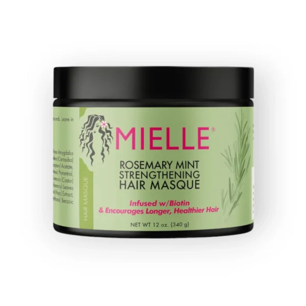 Mielle Rosemary Mint Hair Masque 340G – Masque Fortifiant & Hydratant