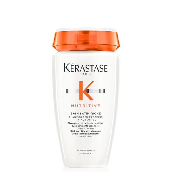Kérastase Nutritive Bain Satin Riche 250ML – Shampoing Nourrissant Cheveux Très Secs