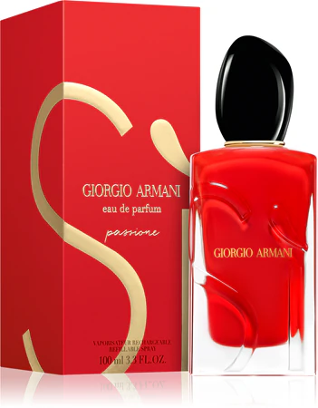 Giorgio Armani Sì Passione Eau de Parfum Femme – Parfum Floral Fruité Sensuel
