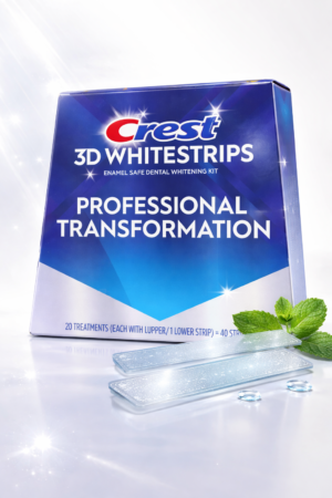 Crest 3D Whitestrips Professional Transformation – Kit Blanchiment Dentaire 20 Traitements