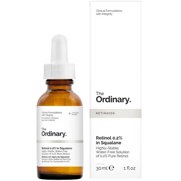 The Ordinary Retinol 0.2% in Squalane – Sérum Anti-Âge