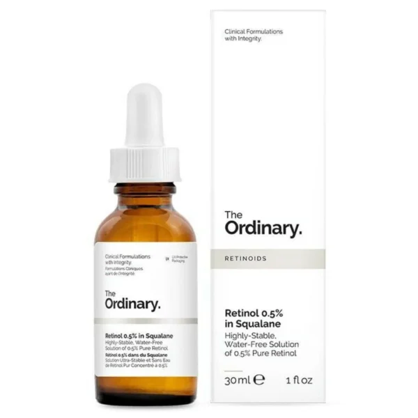 The Ordinary Retinol 0.5% in Squalane – Sérum Anti-Âge