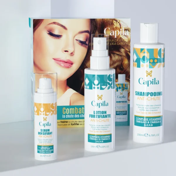 Capila Pack Anti-Chute – Routine Complète Anti Perte de Cheveux