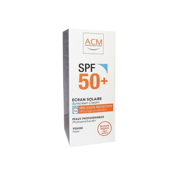 ACM Écran Solaire Invisible SPF 50+ 40ml – Haute Protection Visage