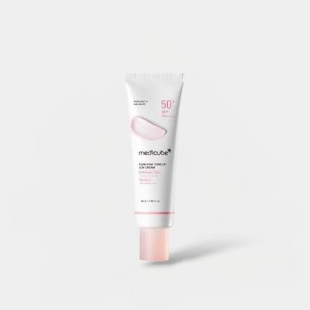 Medicube PDRN Pink Tone Up Sun Cream SPF50+ PA++++ – Écran Solaire Coréen Glow & Tone Up