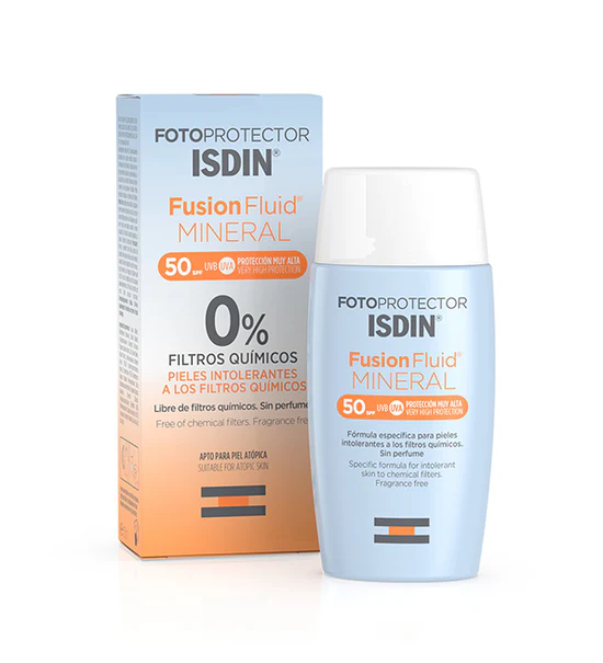 8470001674258_b4efc23a-b750-4452-baec-9fbd7e9238b6 ISDIN Fotoprotector Fusion Fluid Mineral SPF 50+ 50ml – Écran Solaire Minéral Visage