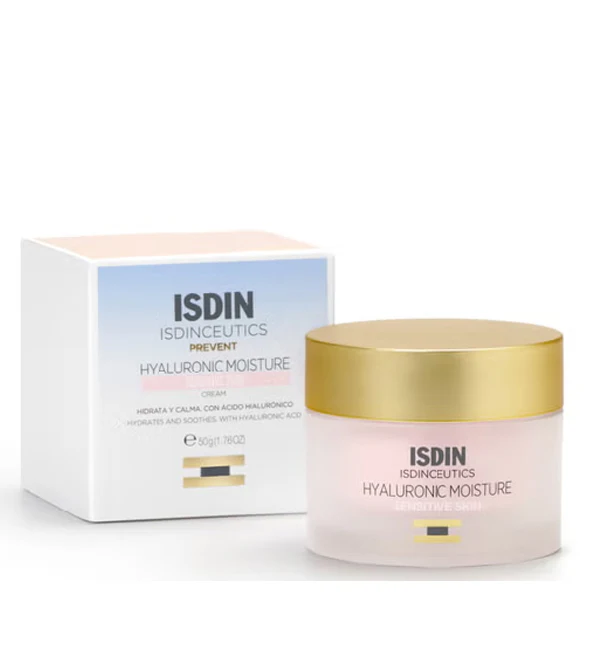 FFFD_ac7cab1e-3463-4d9d-bbb8-a2cd6d81d775 ISDIN Isdinceutics Hyaluronic Moisture Sensitive Skin 50ml – Crème Hydratante Peaux Sensibles