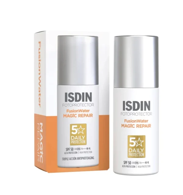 fr_2937_th_fuagerepairspf5050ml_main_image_0_1 ISDIN Fusion Water Magic Repair SPF 50 50ml – Écran Solaire Anti-Âge Visage