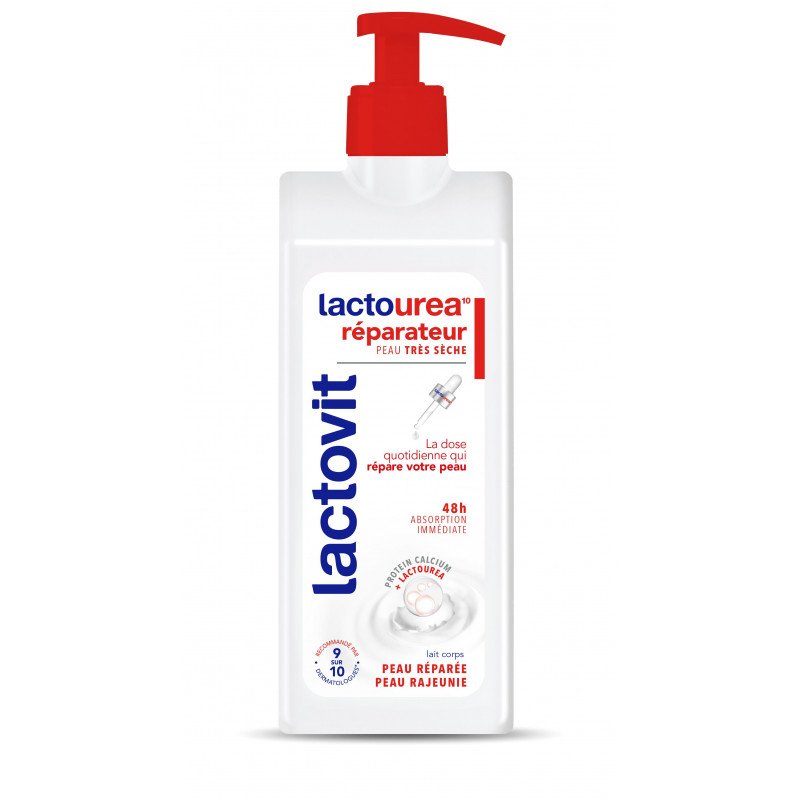 Lactovit Lactourea Lotion Réparatrice 250ml – Hydratation Intense Peaux Sèches à Très Sèches