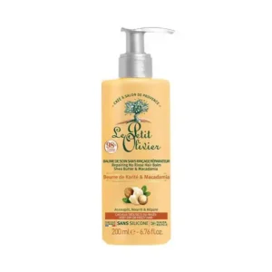 Le Petit Olivier Soin Réparateur Baume de Soin Sans Rinçage 200ml – Karité & Huile de Macadamia