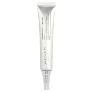 Mary & May Tranexamic Acid + Glutathione Eye Cream 30ml – Crème Contour des Yeux Éclaircissante & Anti-Cernes