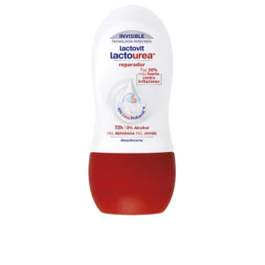 LACTOVIT Lactourea Déodorant Roll-On Reparador Invisible 72H – 50 ml