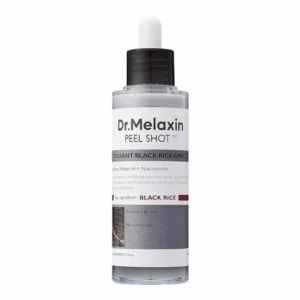 Dr. Melaxin Peel Shot PS – Ampoule Exfoliante au Riz Noir & Niacinamide 80 ml